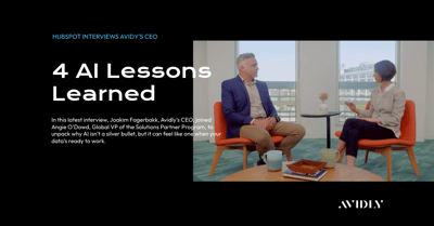 Four AI Lessons Avidly's CEO Shared with HubSpot