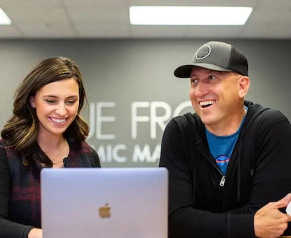 about-blue-frog office pic