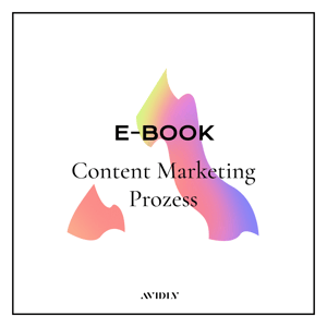 Content Marketing Prozess - weiß