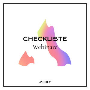 Checkliste  - Webinare - weiß