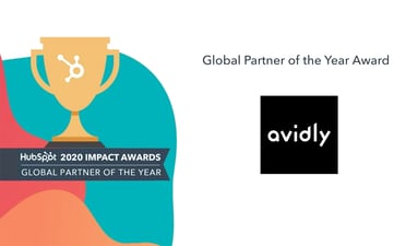Avidly är HubSpots Global Partner of the year för andra året i rad!