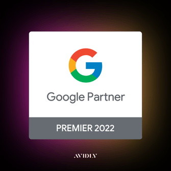 Avidly has been named a 2022 Google Premier Partner