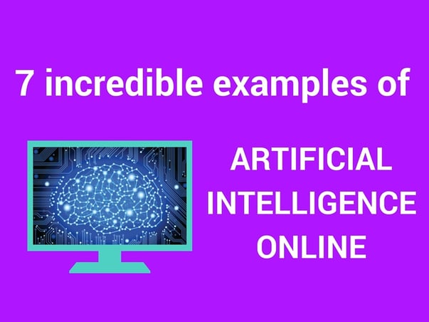 artificial intelligence online examples