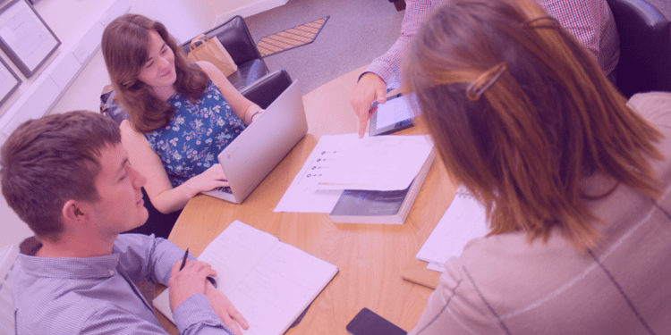 Digital 22 team planning at the desk title image Digital 22 team planning at the desk title image