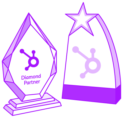 HubSpot-Awards Digital 22 Diamond Trophy