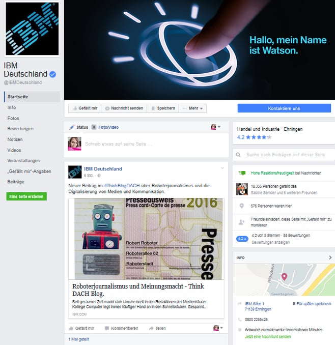 IBM Facebook