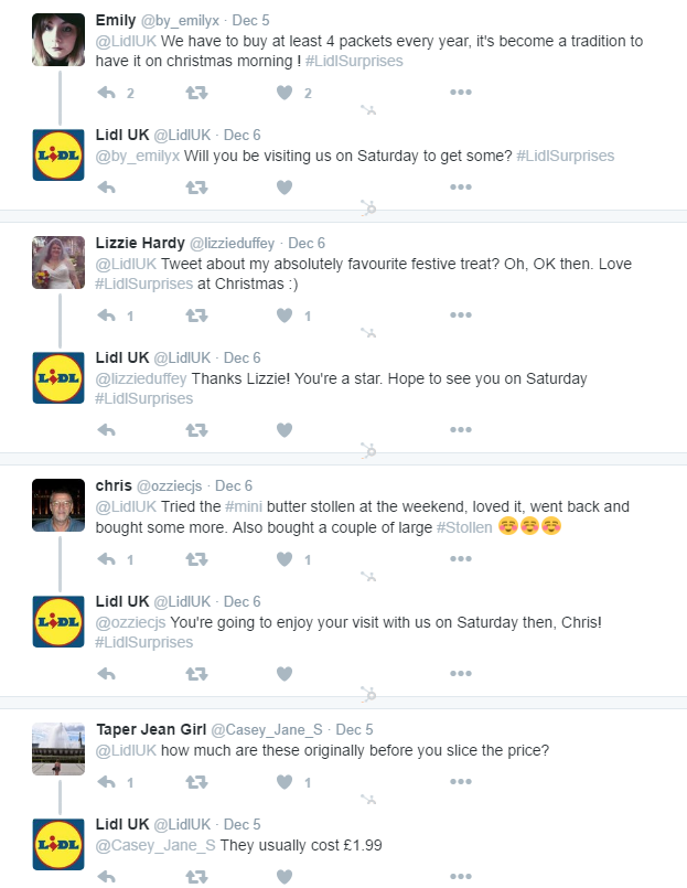 Lidl twitter conversation with promoters.png