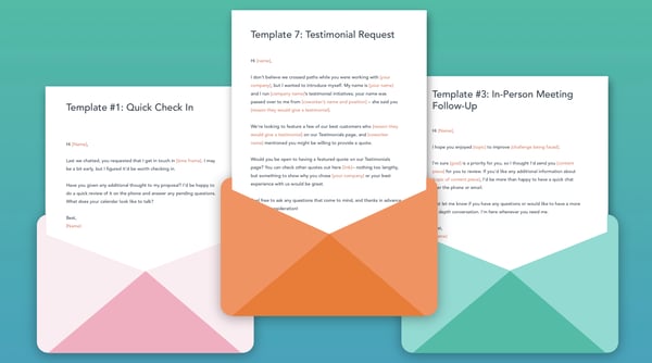 Marketing and Sales Email Templates