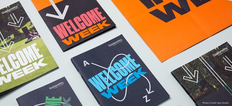 welcome week booklets