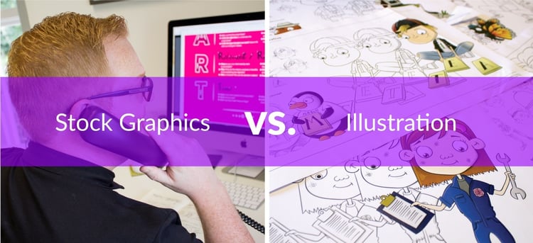 stock graphics vs illustration