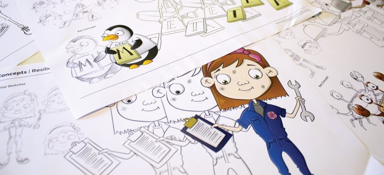 blog heading illustrated pictures