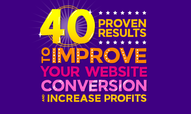 40 proven results to improve your website conversion and increase profits blog header image