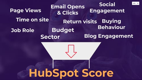 HubSpot score contributor examples