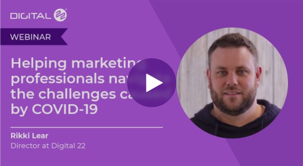 Webinar: helping digital marketing professionals navigate the challenges caused by COVID-19.