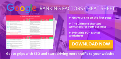 Google ranking factors cheetsheet Digital 22