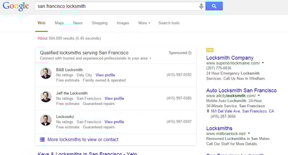 Google tests striking AdWord format that could give your local business priority