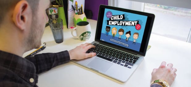 child employment graphic design