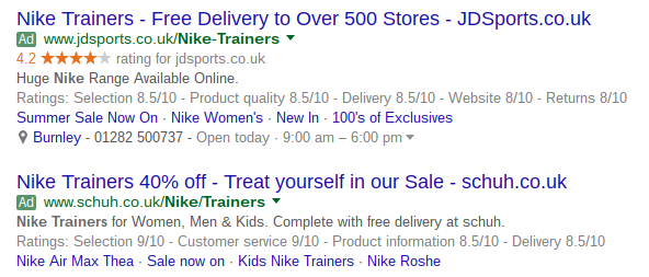 google ads screenshot