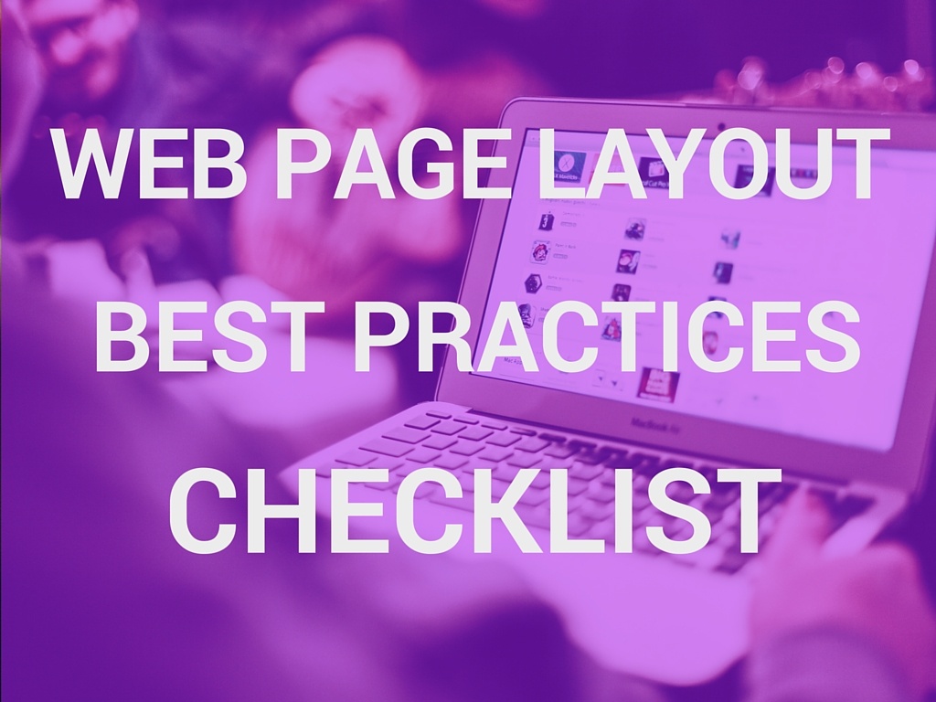 The  Page Layout Best Practices Checklist