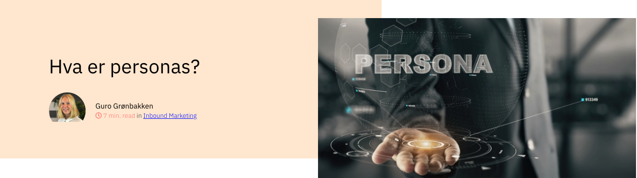 Hva er personas?