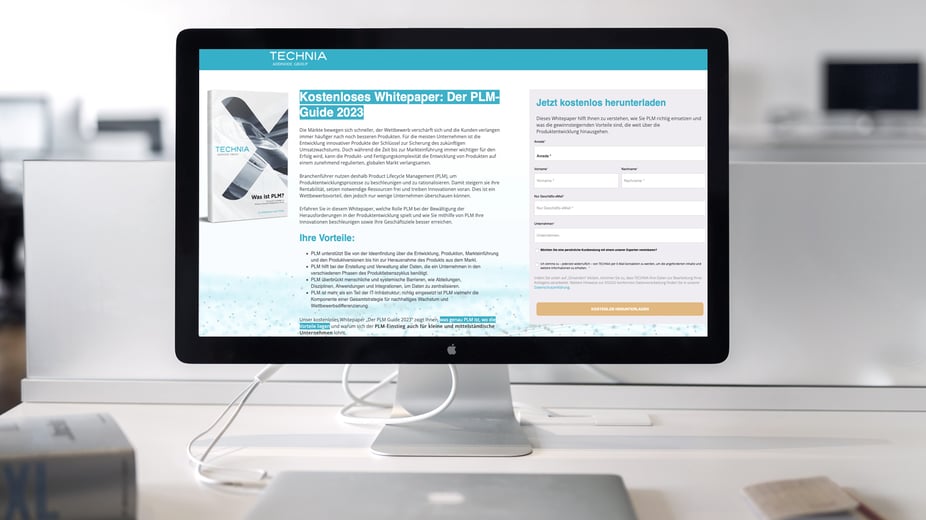 TECHNIA - Erfolgreiche Marketing-Automatisierung und Aufbau einer digitalen Lead-Maschine: Über 1000 generierte Leads in nur 12 Monaten