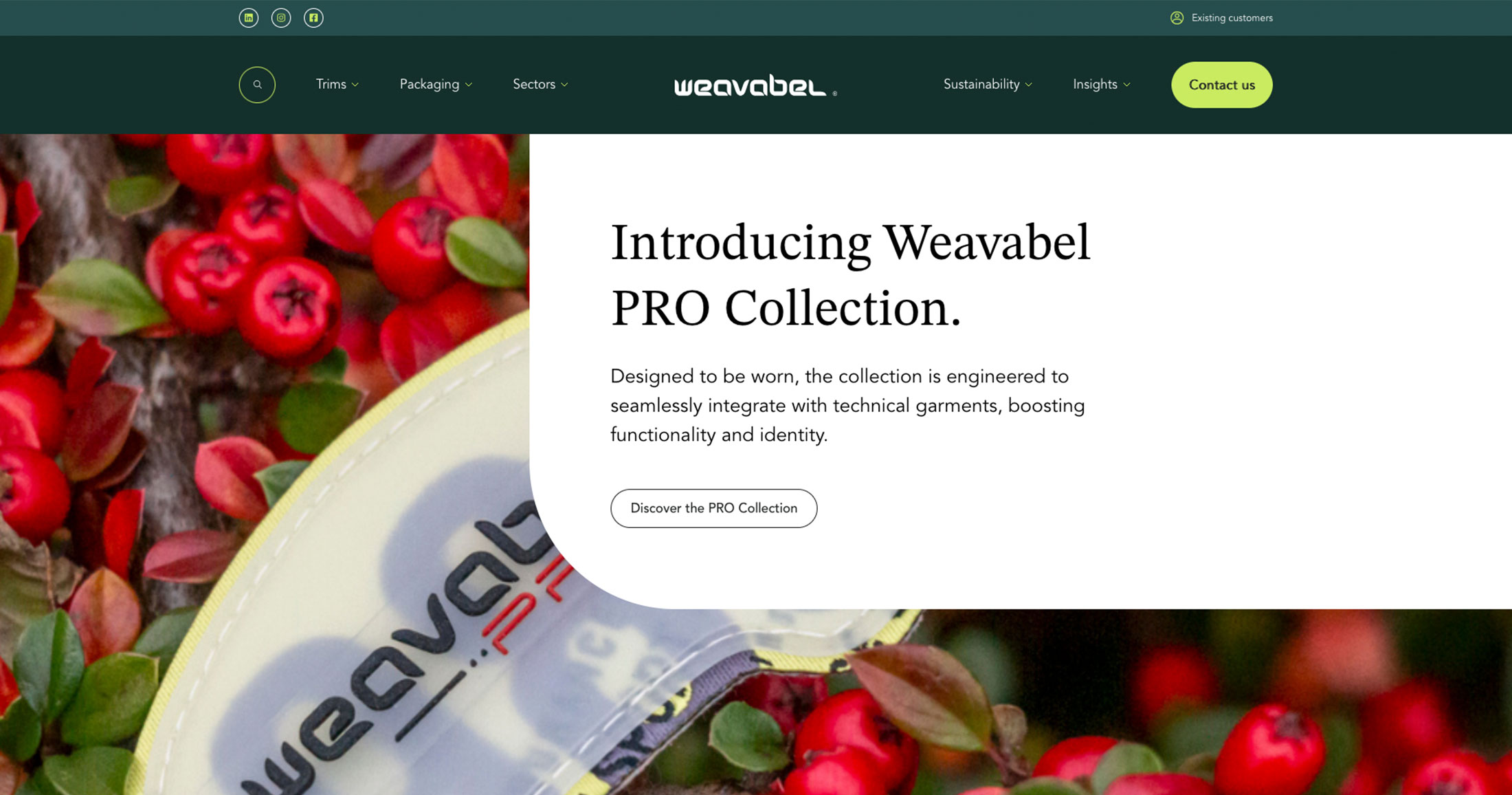 738% ökning i trafik till Weavabels hemsida